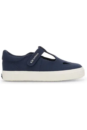 Superga 3662 Kids Cotton Eyes Leggera Scarpe Sandali Blu Unisex 22