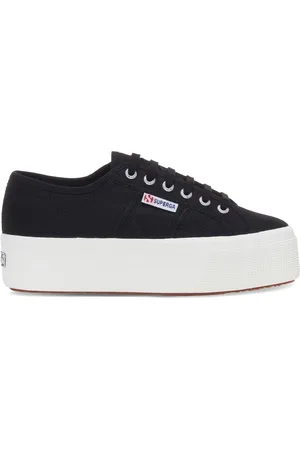 Superga 2790 Platform Scarpe Sneakers Nero Donna 36