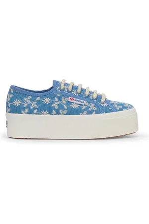 Superga 2790 Platform Sangallo Scarpe Sneakers Blu Donna 35