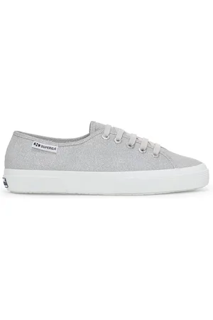 Superga 3750 Jersey Lame Leggera Scarpe Sneakers Grigio Donna 35
