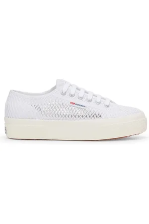 Superga 2740 Mesh Scarpe Sneakers Bianco Donna 35