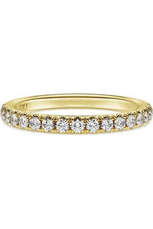 Swarovski Anello a fascia Eternity, Diamanti creati in laboratorio 0,4 ct tw, Forma rotonda, Oro giallo 18 K
