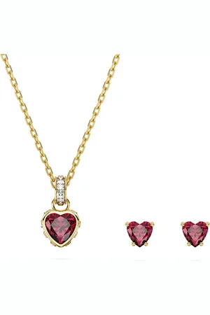 Swarovski Set Chroma, Cuore, , Placcato color oro