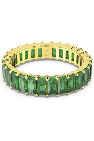 Swarovski Anello Matrix, Taglio baguette, , Placcato color oro