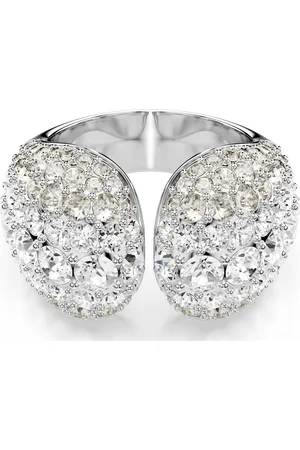 Swarovski Anello cocktail Sublima, Taglio Round, , Placcato rodio