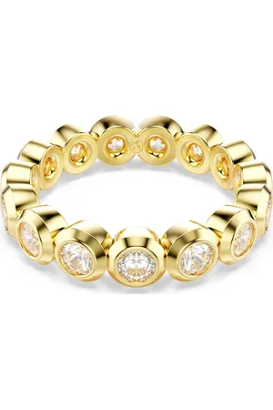 Swarovski Anello Imber, Taglio Round, , Placcato color oro