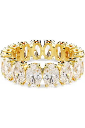 Swarovski Anello Matrix, Taglio Oval, , Placcato color oro