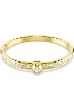 Swarovski Bracciale rigido Numina, Taglio Round, , Placcato color oro