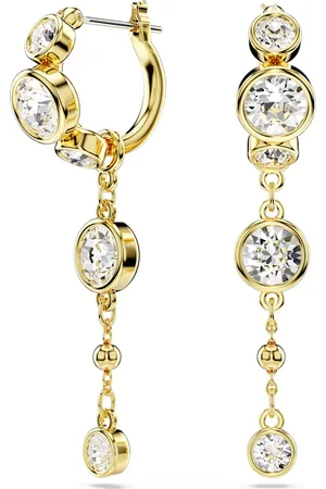 Swarovski Orecchini pendenti Imber, Taglio Round, Bianchi, Mix di finiture