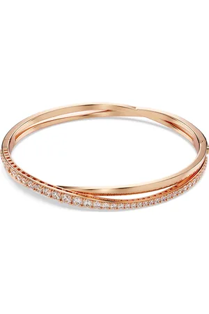 Swarovski Braccialetto Twist, , Placcato color oro rosa