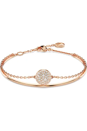 Swarovski Bracciale rigido Meteora, , Placcato color oro rosa