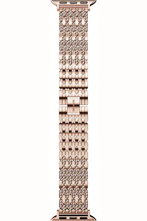 Swarovski Cinturino principessa, Per Apple Watch® 40 mm e 41 mm, Tono oro rosa, Finitura in tono oro rosa