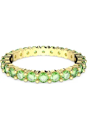 Swarovski Anello Matrix, Taglio Round, , Placcato color oro