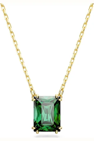 Swarovski Pendente Matrix, Taglio rettangolare, , Placcato color oro