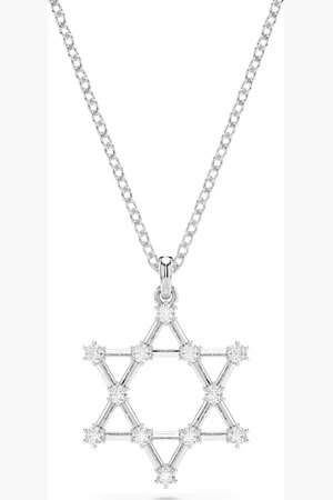Swarovski Pendente Insigne, Taglio Round, Stella, , Placcato rodio