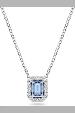 Swarovski Collana Millenia, Taglio ottagonale, , Placcato rodio