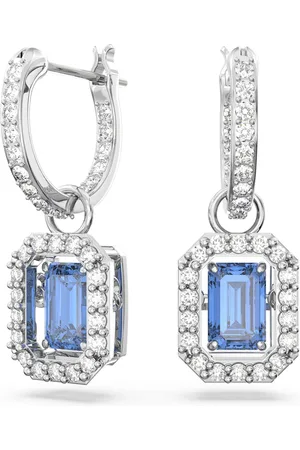 Swarovski Orecchini pendenti Millenia, Taglio ottagonale, , Placcato rodio