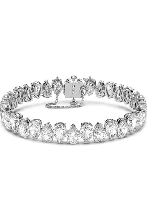 Swarovski Braccialetto Matrix, Taglio Pear, , Placcato rodio