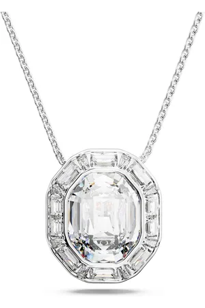 Swarovski Pendente Mesmera, Taglio ottagonale, Grande, , Placcato rodio