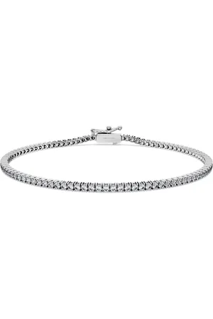 Swarovski Bracciale Tennis Eternity, Diamanti creati in laboratorio 1,5 ct tw, Forma rotonda, Oro 18 K
