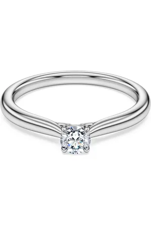 Swarovski Anello solitario Eternity, Diamanti creati in laboratorio 0,25 ct tw, Forma rotonda, Argento sterling