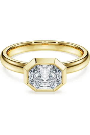 Swarovski Anello con castone Eternity, Diamanti creati in laboratorio 1,0 ct tw, Forma ottagonale, Oro giallo 18 K