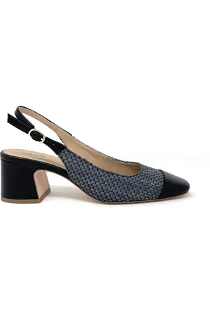 Frau Sling back in rafia e pelle 93b8