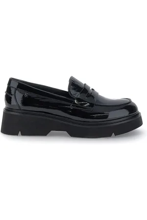 Stonefly Mocassini donna tessa 3 in pelle verniciata black 221625
