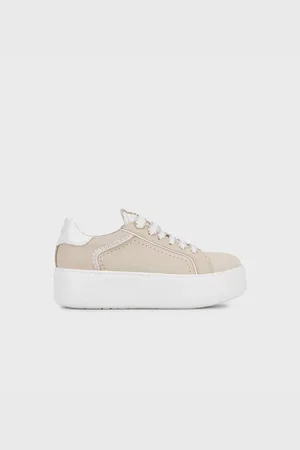 Janet&Janet Sneakers donna in pelle /white j-002 j81
