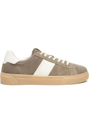 Nero Giardini Sneakers uomo in camoscio col. argilla e500694u501