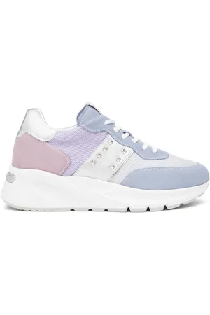 Nero Giardini Sneakers donna in camoscio fiordisale e perla e51286od623