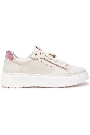 Nero Giardini Sneakers donna in pelle col. osso e513060d713