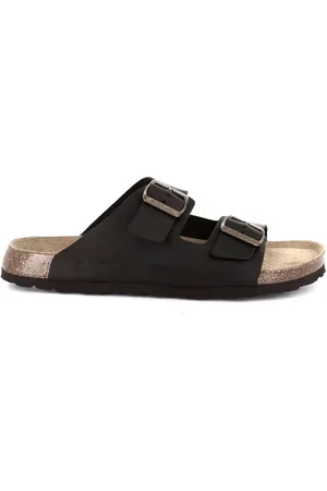 GRÜNLAND Ciabatta bobo uomo doppia fascia pelle cb1631