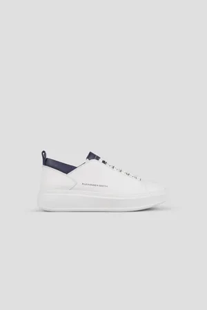 Alexander Smith Sneakers wembkey man white blu wym 2311