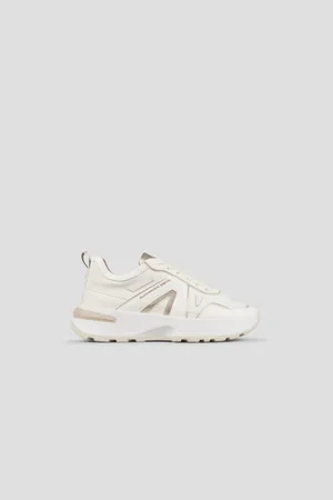 Alexander Smith Sneakers liverpool woman white gold lpw 2047