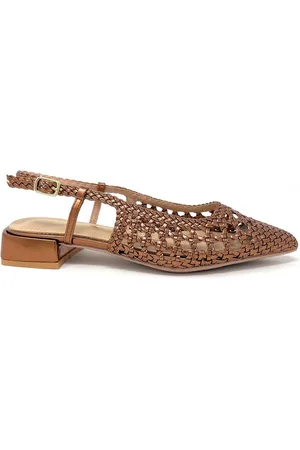 Francesco Milano Slingback donna in rafia e08 04p
