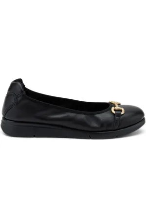 Frau Ballerina superflex in pelle black con morsetto 51p4