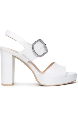 Nero Giardini Sandali donna in pelle bianca e513354d707