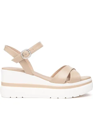 Nero Giardini Sandali donna in pelle col. lino e513510d453