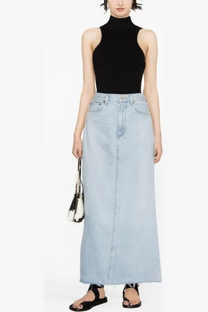 AGOLDE Maxi Gonna In Denim