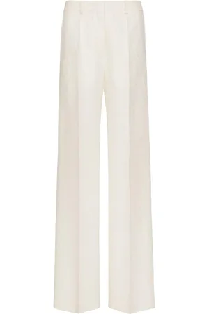 VALENTINO Pantalone Toile Iconographe In Misto Lana E Seta