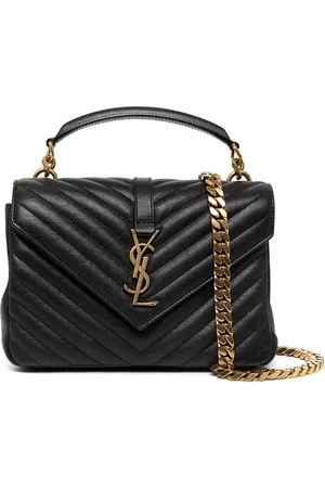 Saint Laurent Borsa College Media In Pelle
