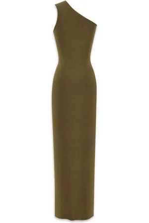 Saint Laurent Abito Monospalla In Seta