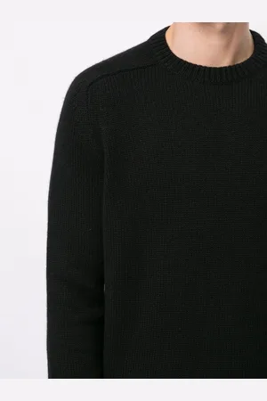 Saint Laurent Maglia Girocollo In Cashmere