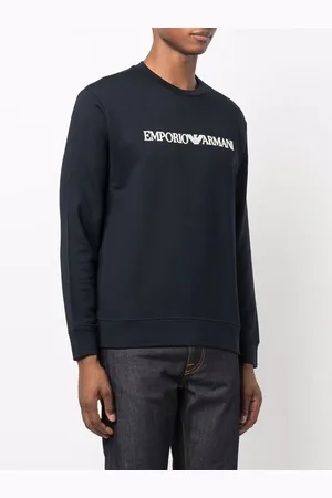 Emporio Armani Felpa In Cotone Con Logo