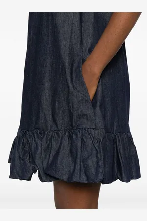 DRIES VAN NOTEN Mini Abito Diley In Denim