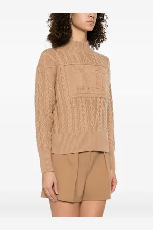 Max Mara Maglia Girocollo In Lana E Cashmere