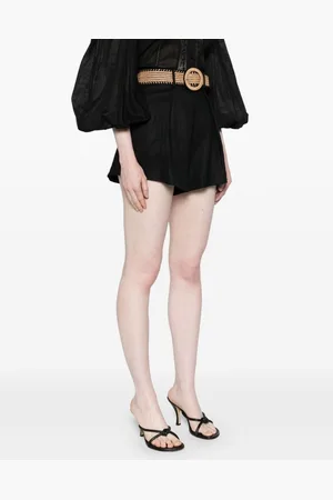 ZIMMERMANN Shorts In Lino Con Cintura