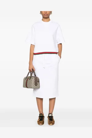 Gucci T-shirt Con Dettaglio Web