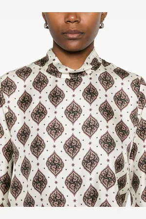 ALBERTO BIANI Blusa In Seta Stampata
